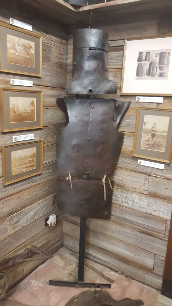 Replica Ned Kelly Armor Glenrowan Vic www.destinationsjourney.com