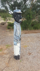 Marker at the Kelly's Last Stand Glenrowan Vic www.destinationsjourney.com