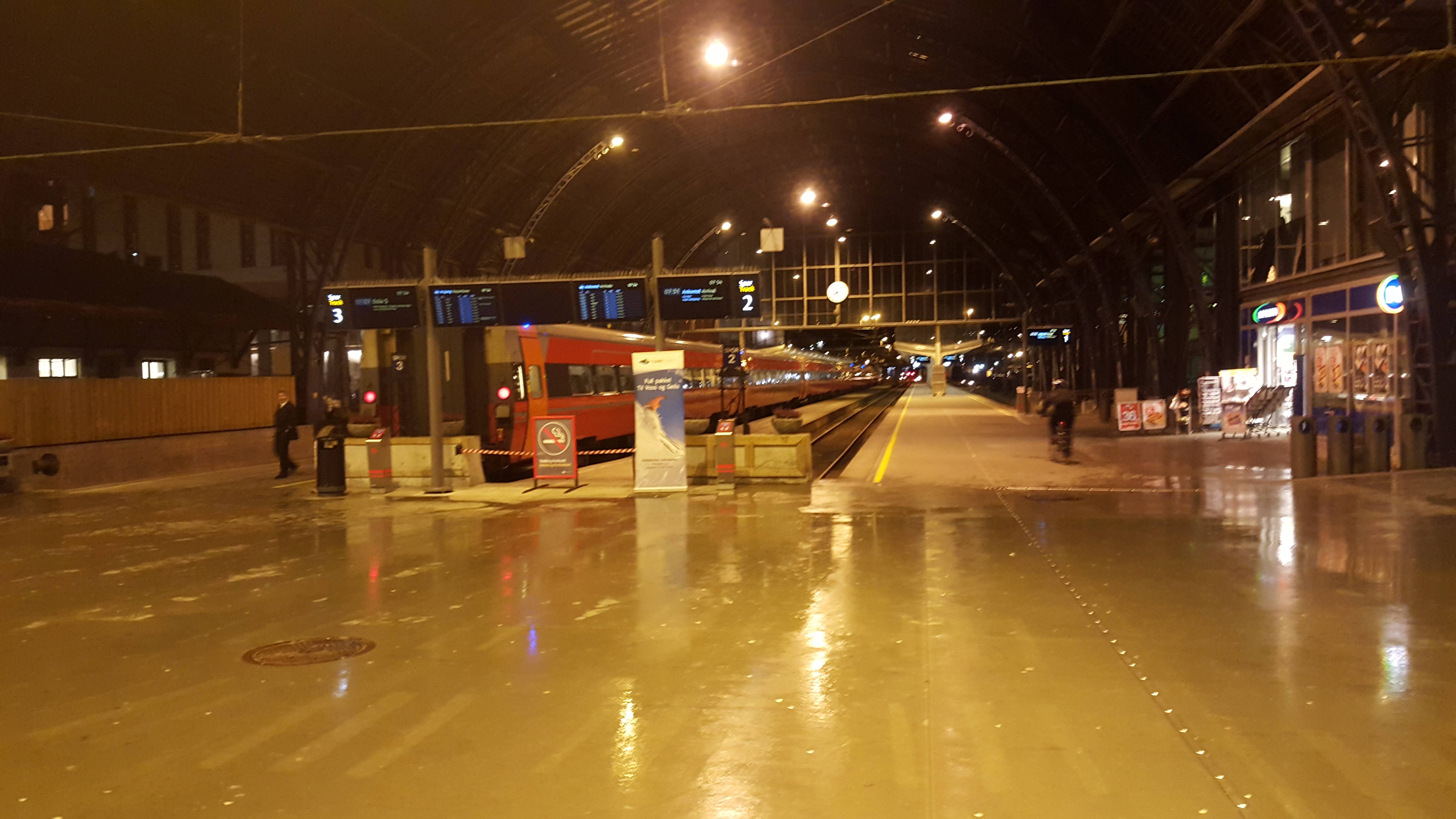 Bergen Railway Station Early Morning