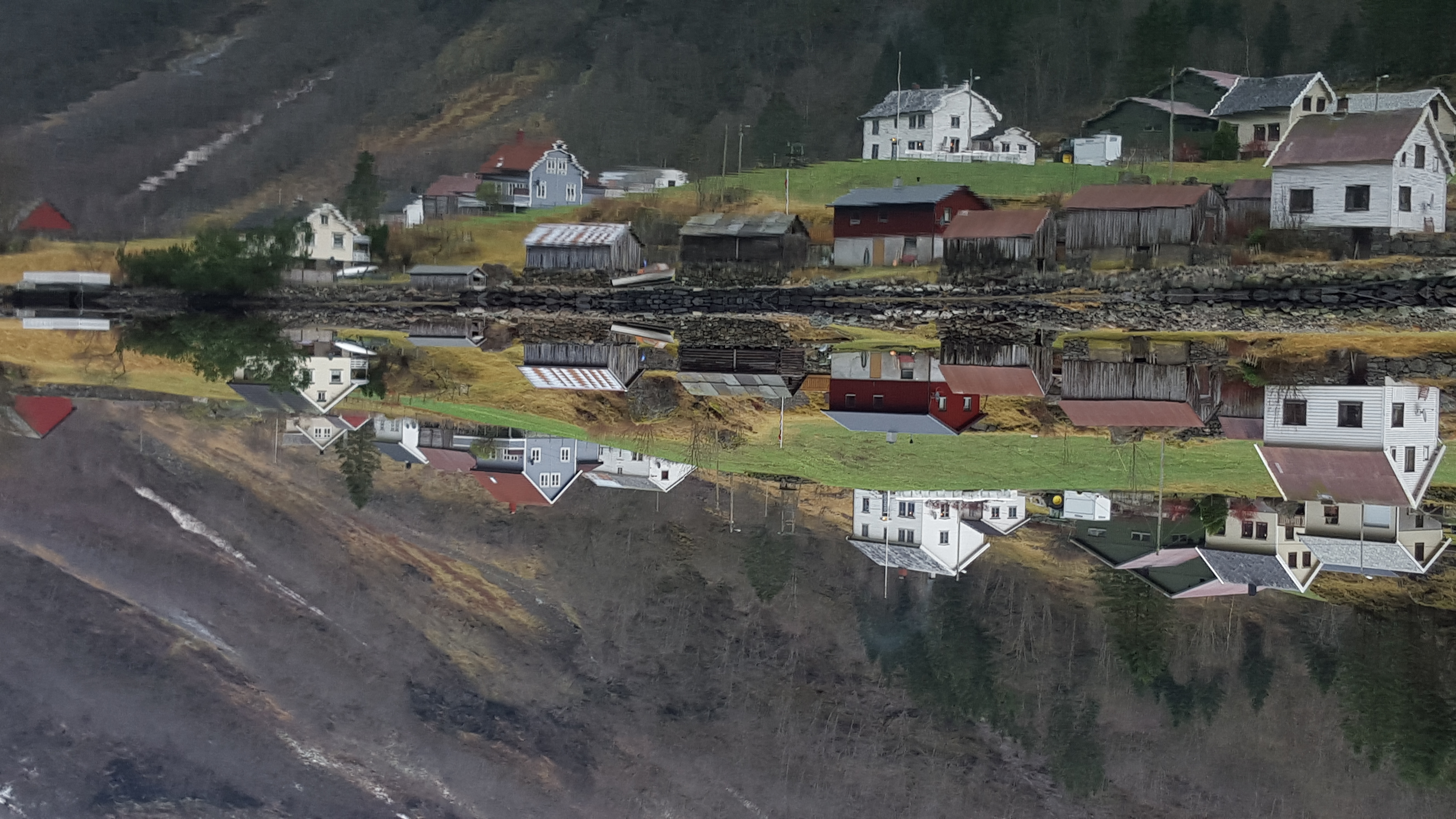 Village on the Nærøyfjord