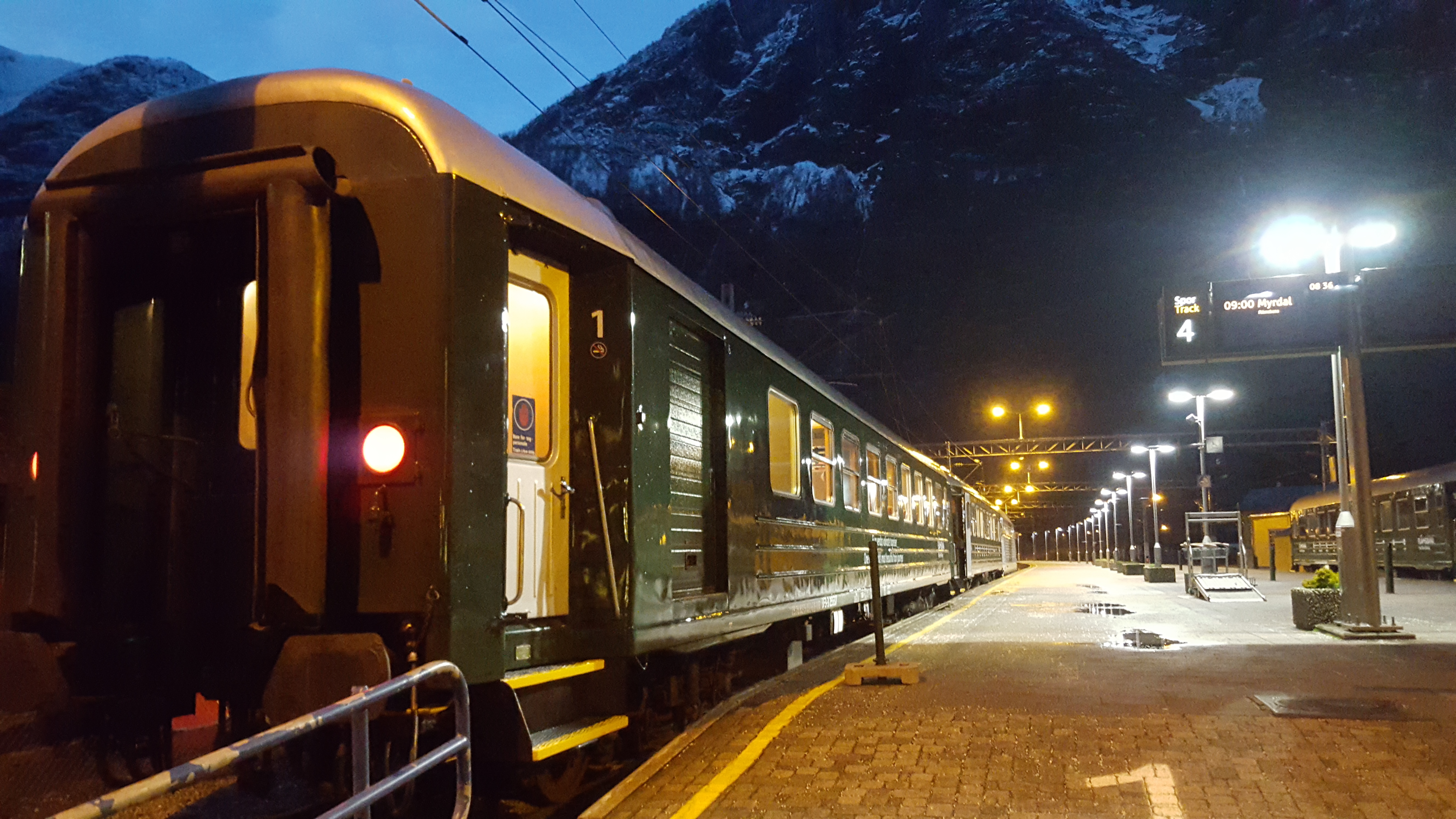 Flåm Railway Early Morning Norway in a Nutshell