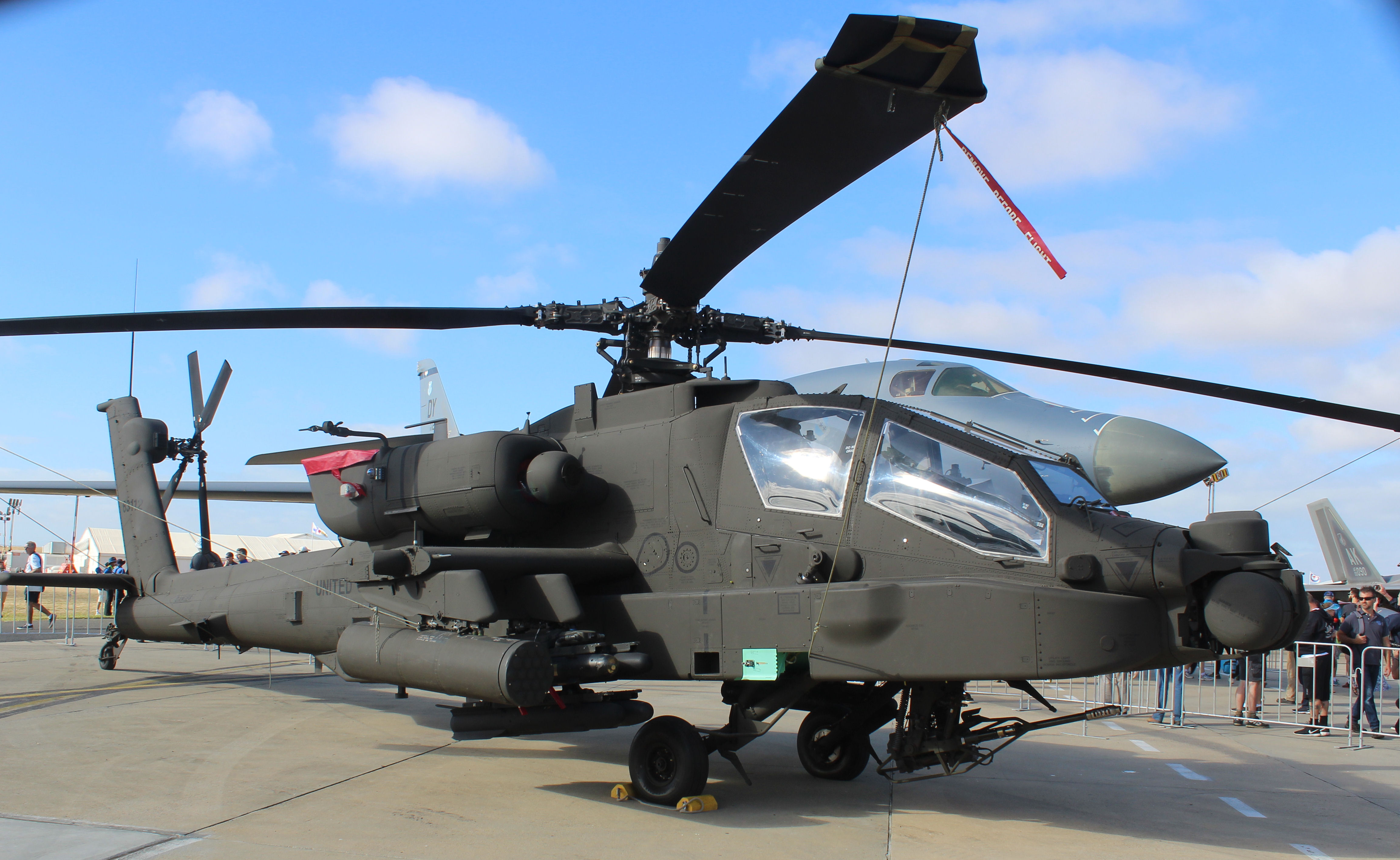 Apache Helicopter Avalon Airshow March 2017