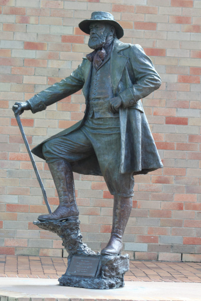 Pioneer Statue Civic Centre Singleton NSW Australia