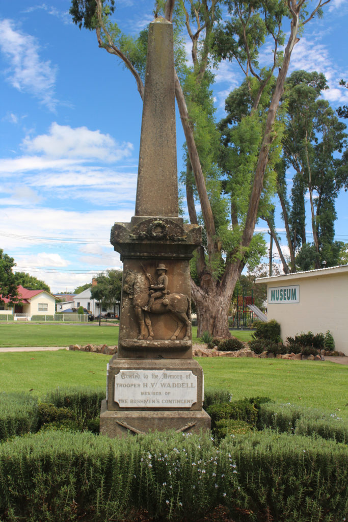 South African War Memorial Burdekin Park Singleton NSW Australia