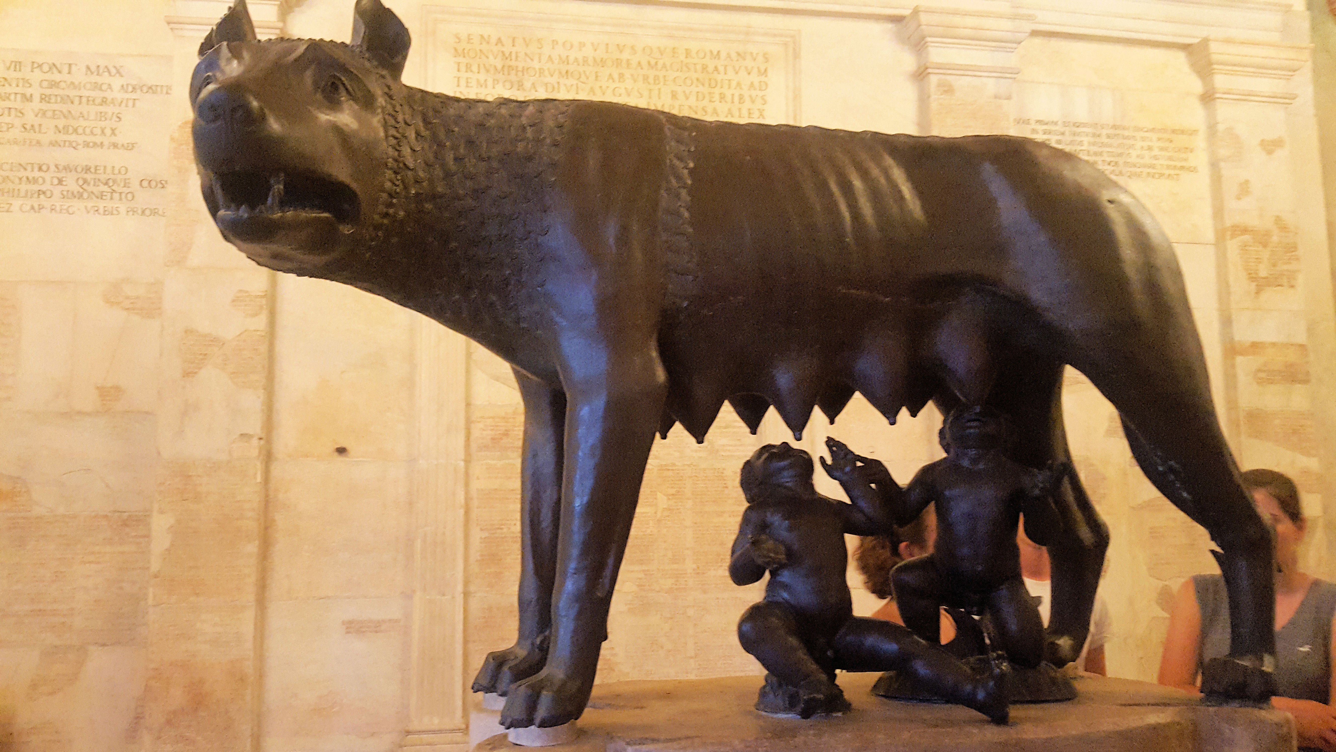 The She Wolf with Romulus and Remus