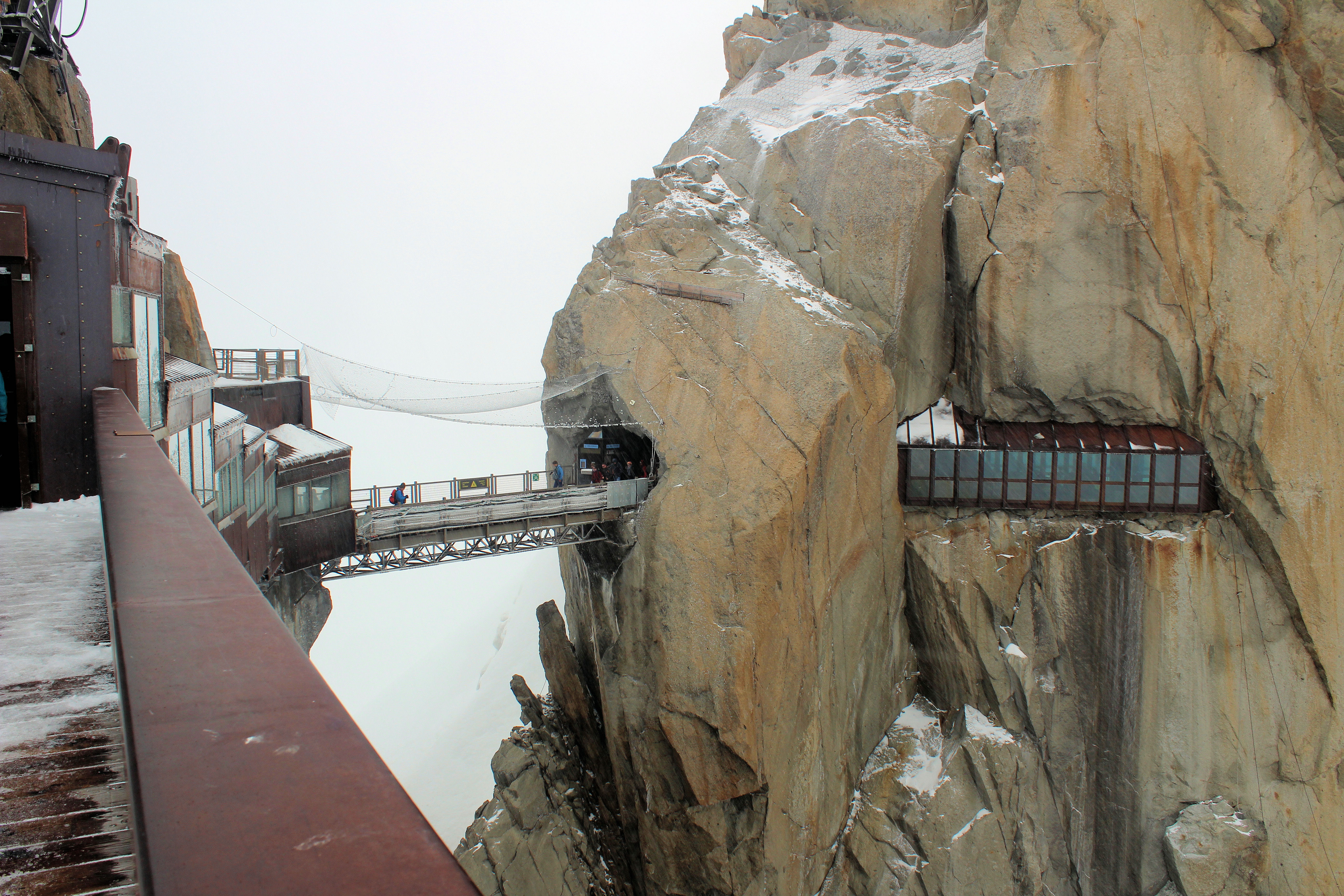 Bridge at Aiguille du Midi