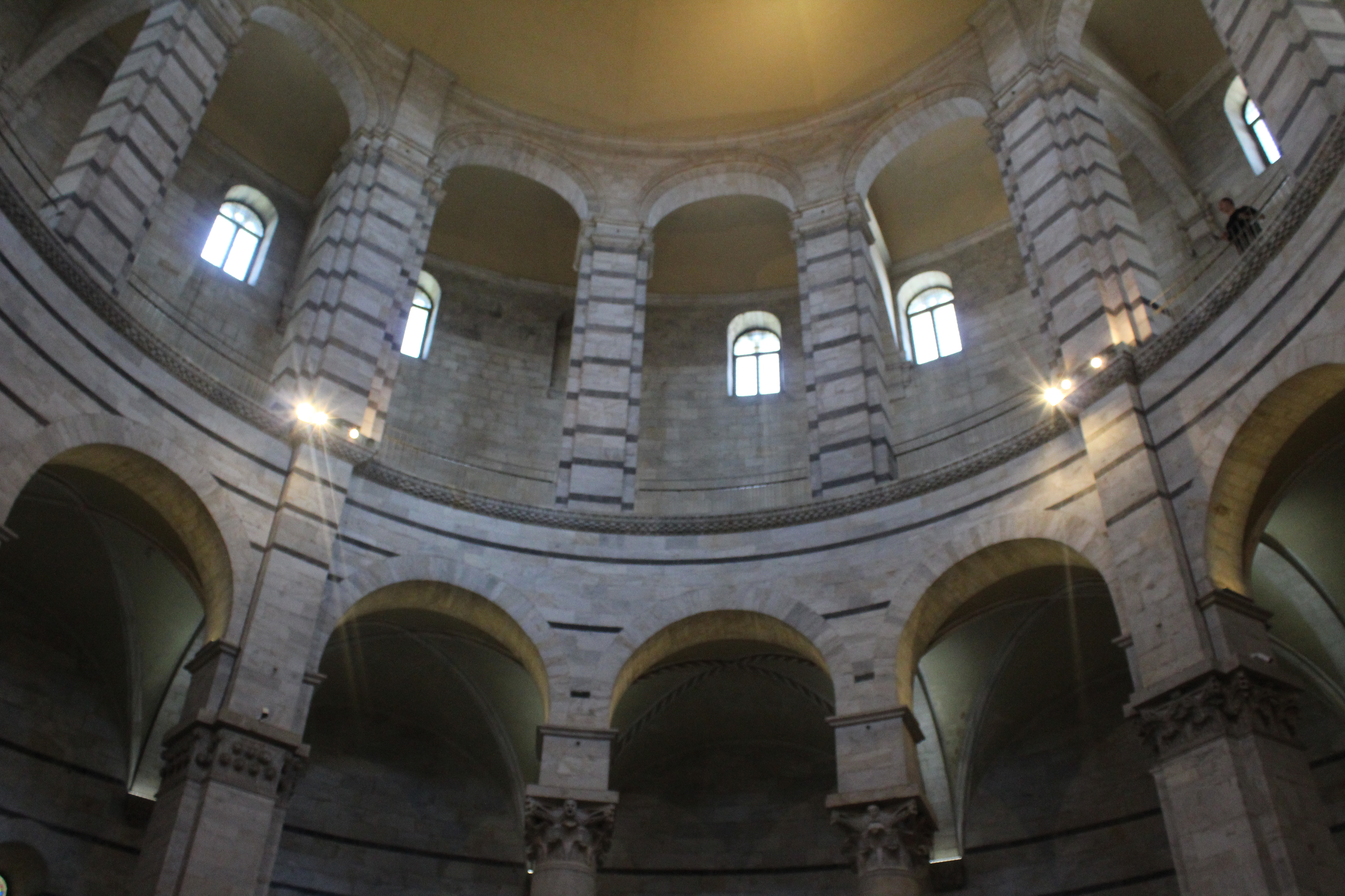 Interior of Baptistery of St John in Pisa