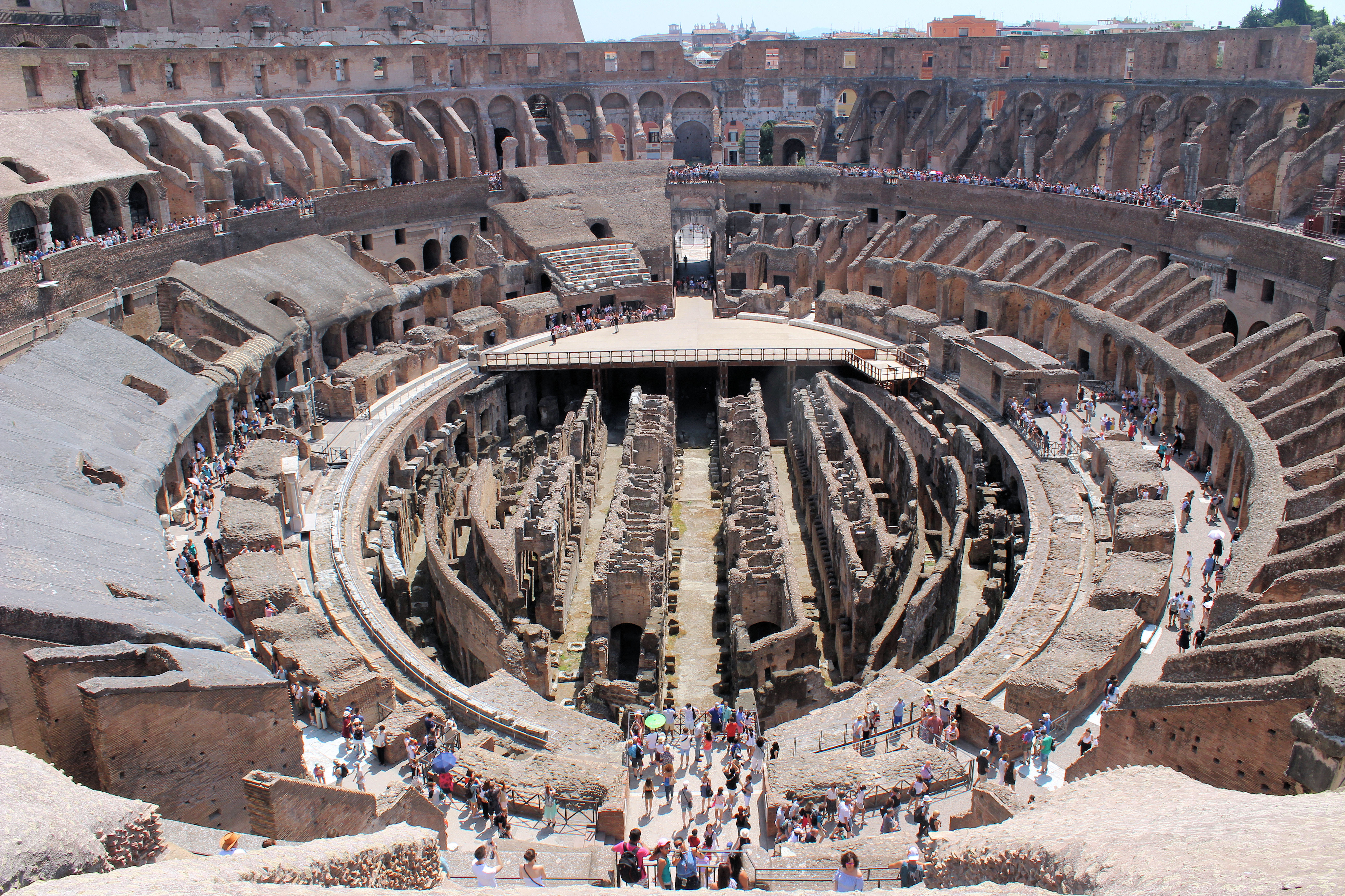 The Colosseum Interior From the Upper Levels