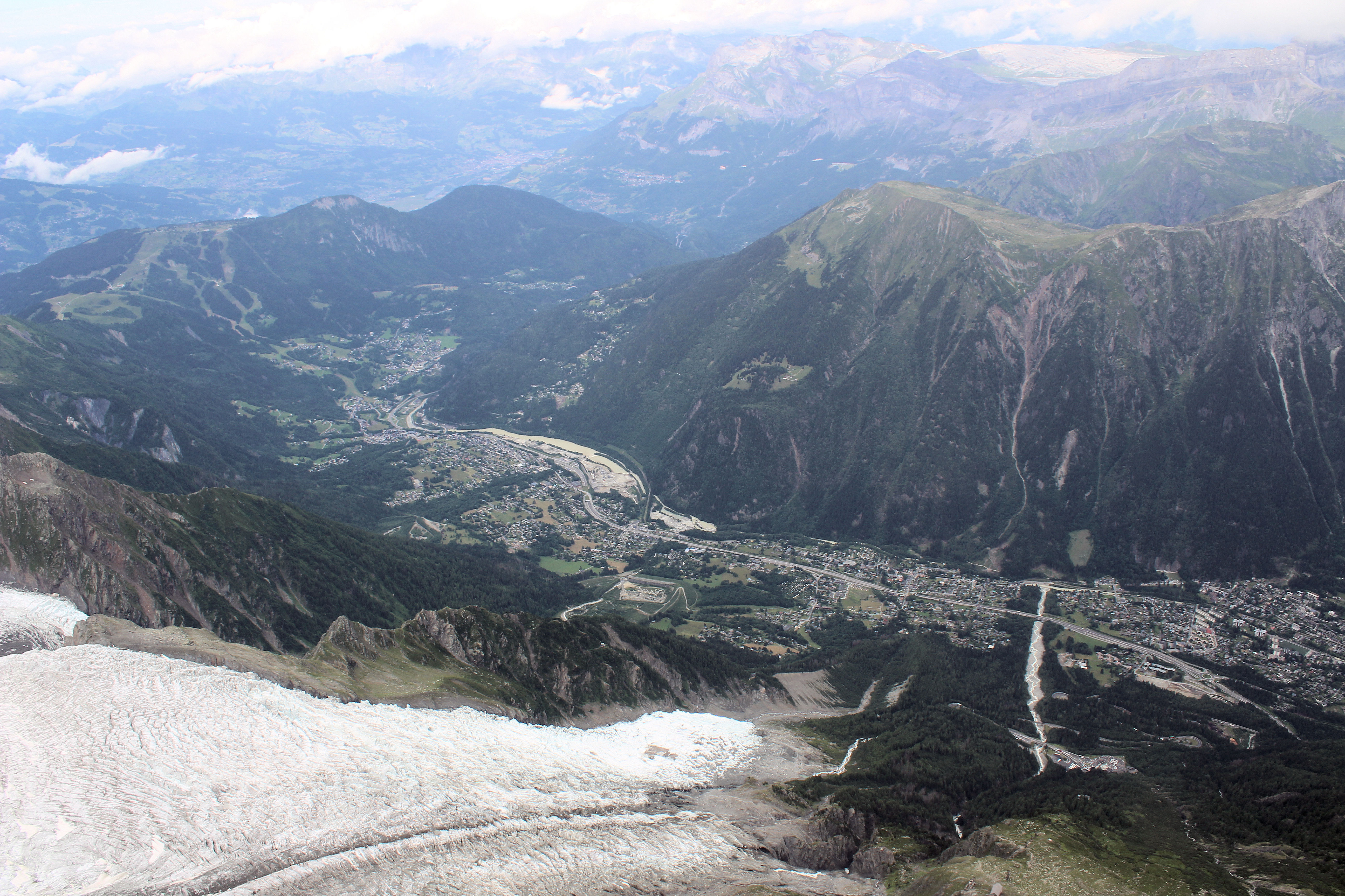 View From Aiguille du Midi