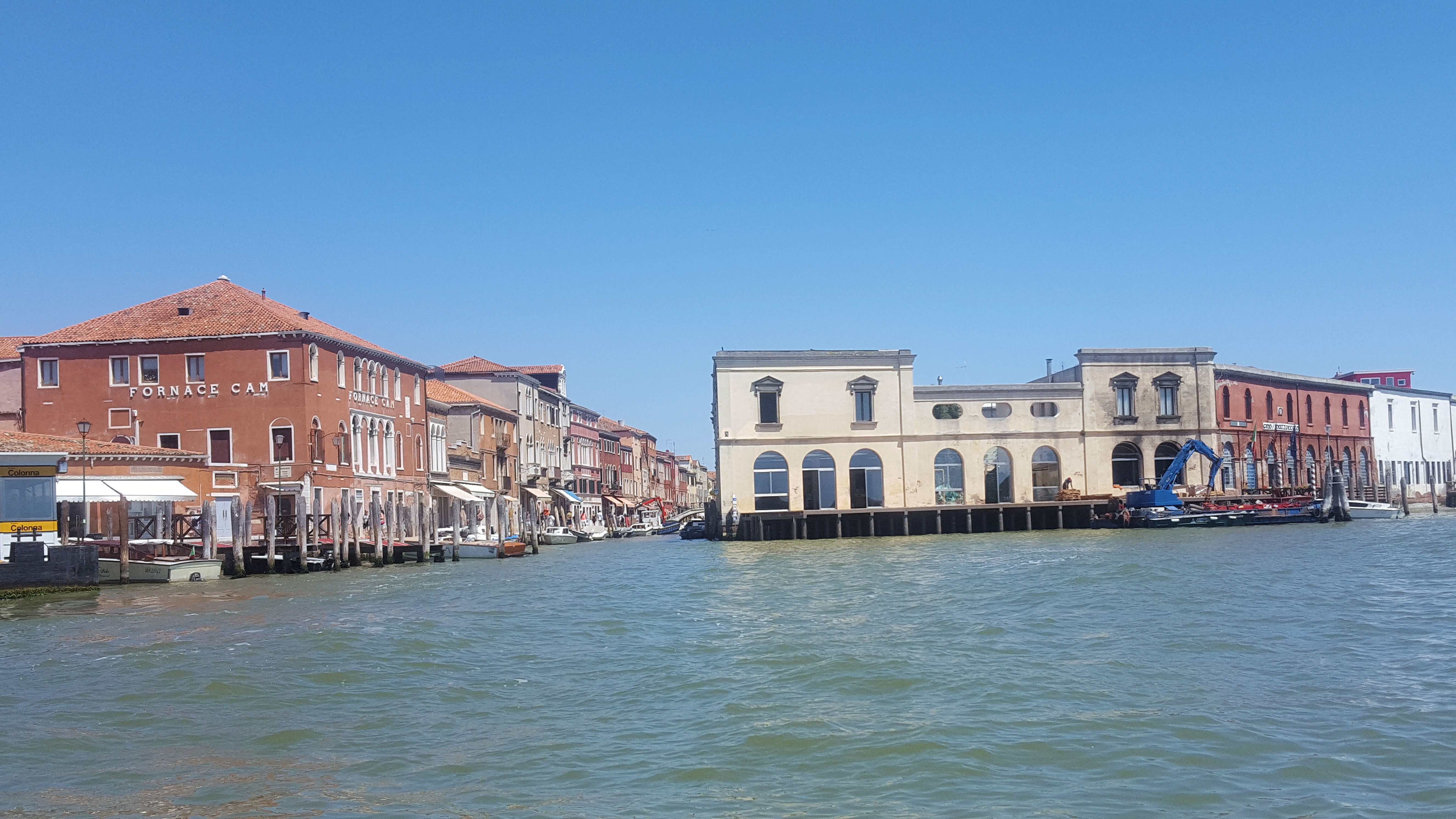 View From the Water Bus as You Approach Venice