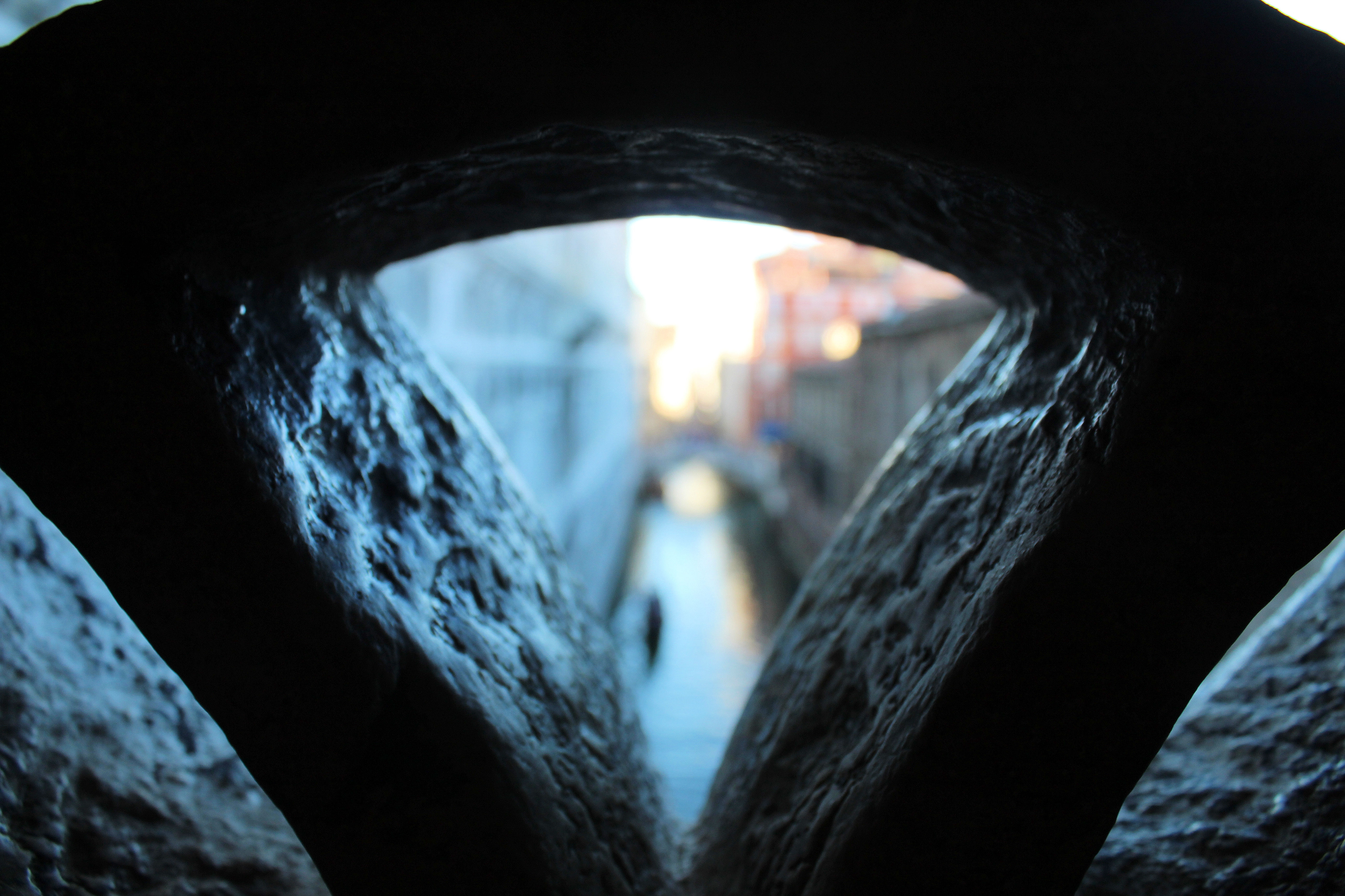 Looking out From the Bridge of Sighs