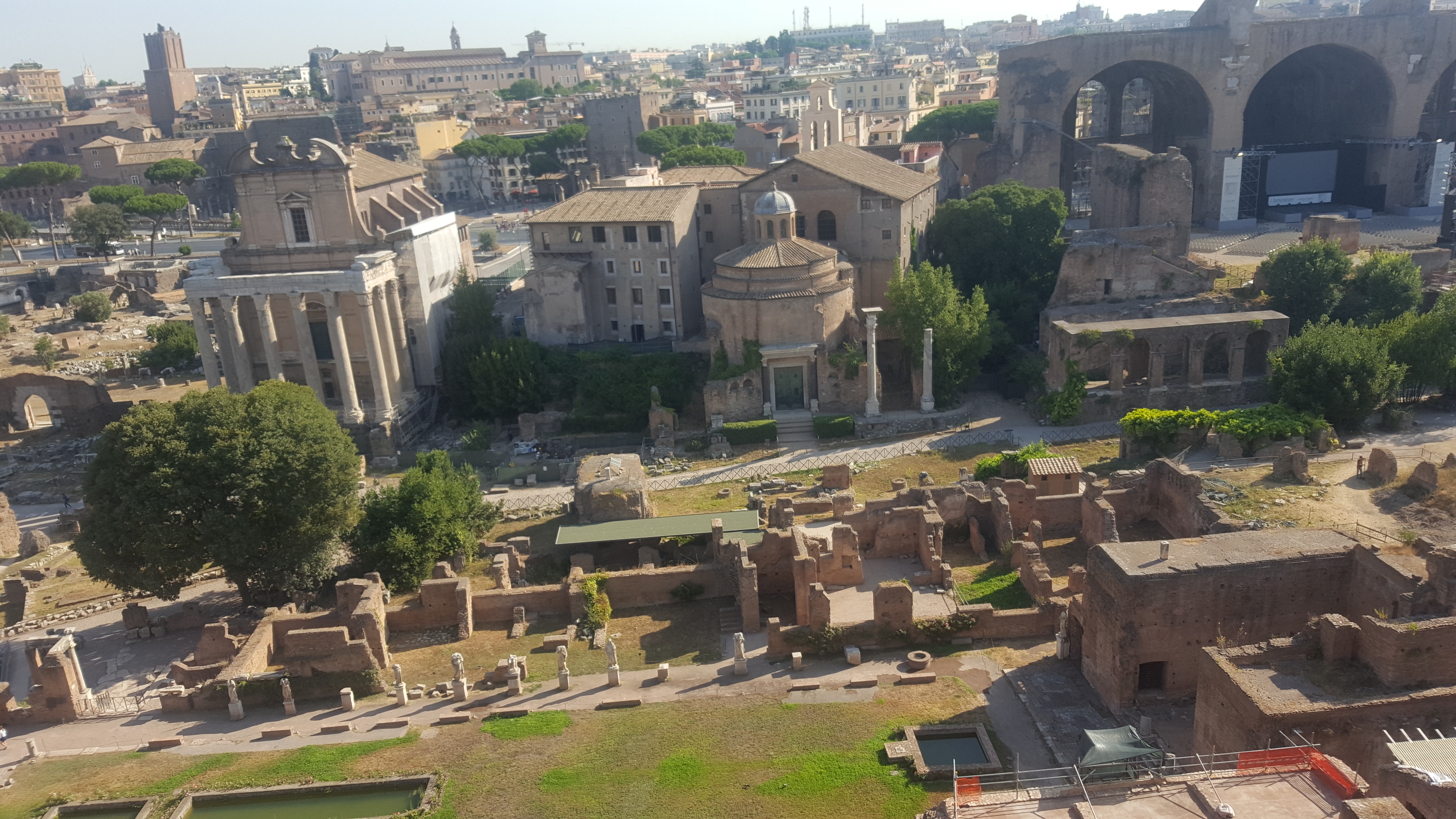 The Forum From Palatine Hill