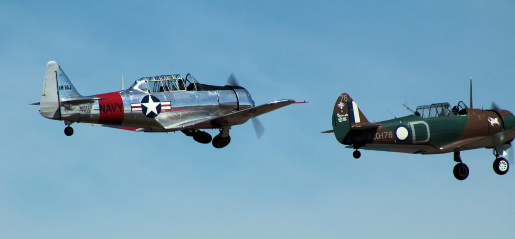 North American SNJ and CAC Wirraway