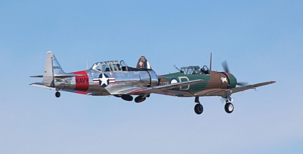 North American SNJ and CAC Wirraway