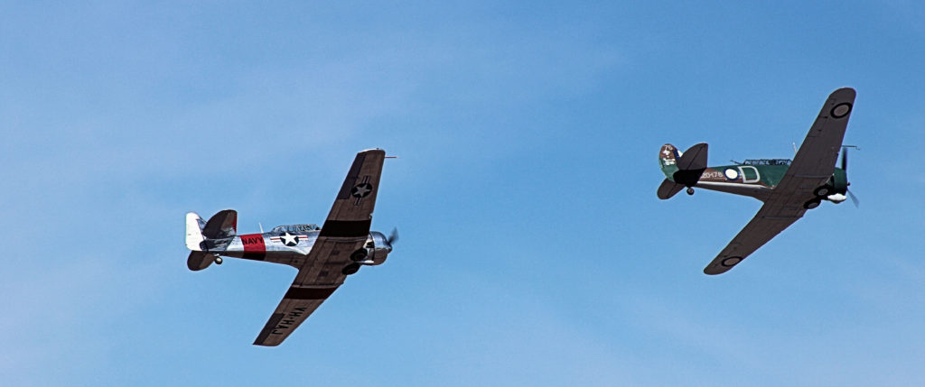 North American SNJ and CAC Wirraway