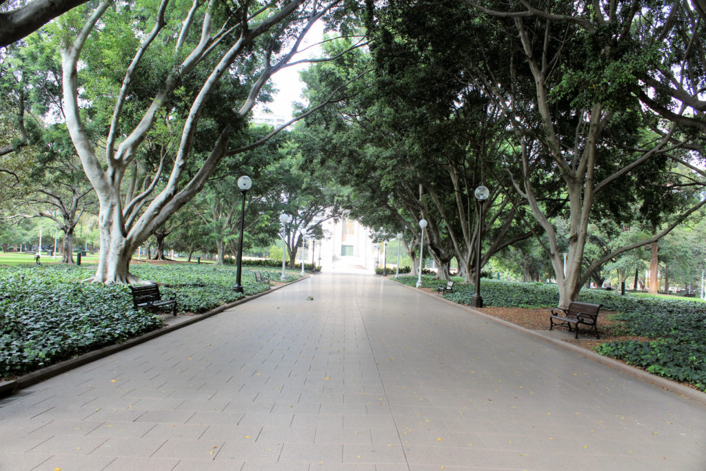 Pathway to ANZAC Memorial