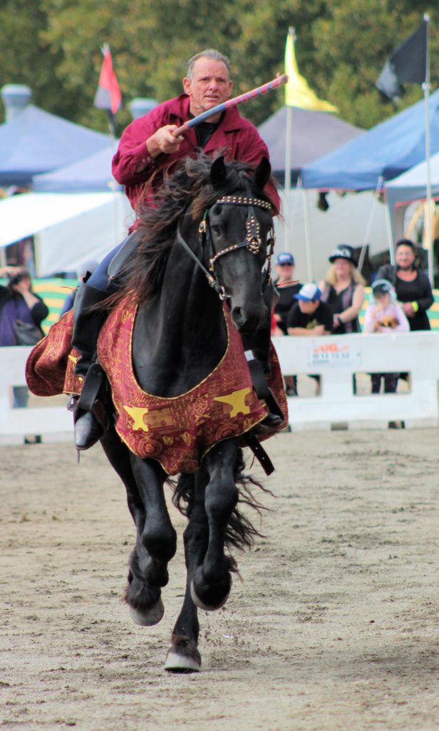 Mounted Knight Charging Target