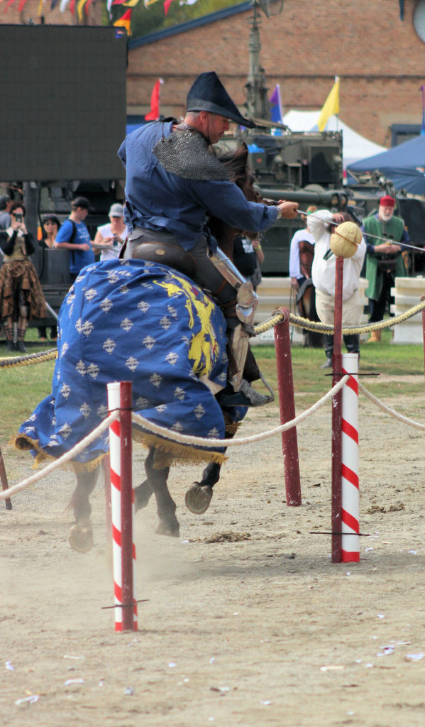 Mounted Knight Charging Target