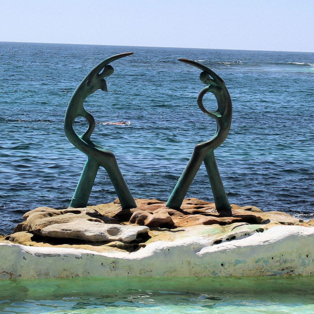 Fairy Statues Fairy Bower Sea Pool Manly Sydney Australia Manly to North Head Walk