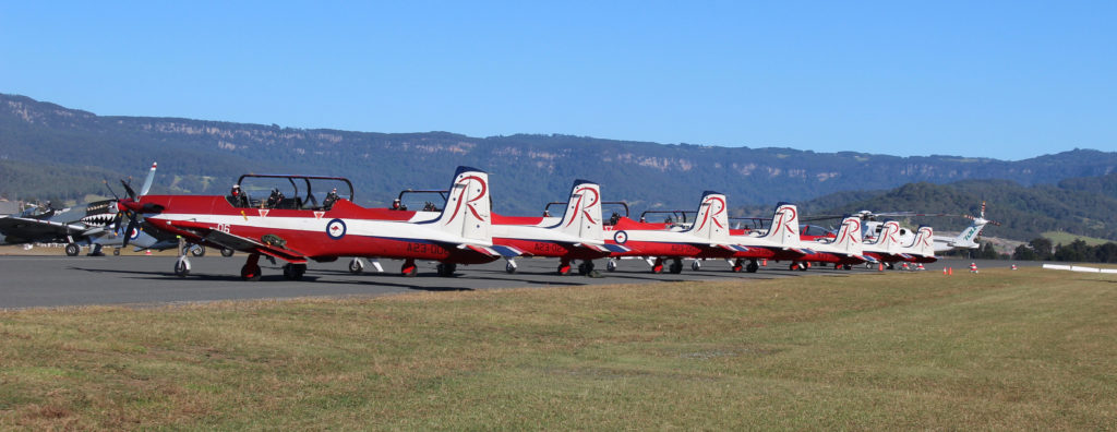 RAAF Roulettes at Wings Over Illawarra 2018