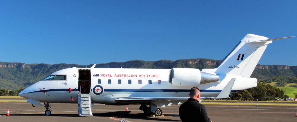 Bombardier CL504 Challenger Wings Over Illawarra 2018 Albion Park Rail Wollongong NSW Australia www.destinationsjourney.com