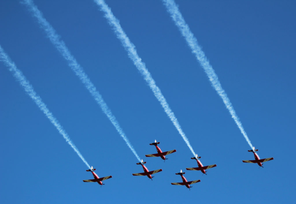 RAAF Roulettes at Wings Over Illawarra 2018