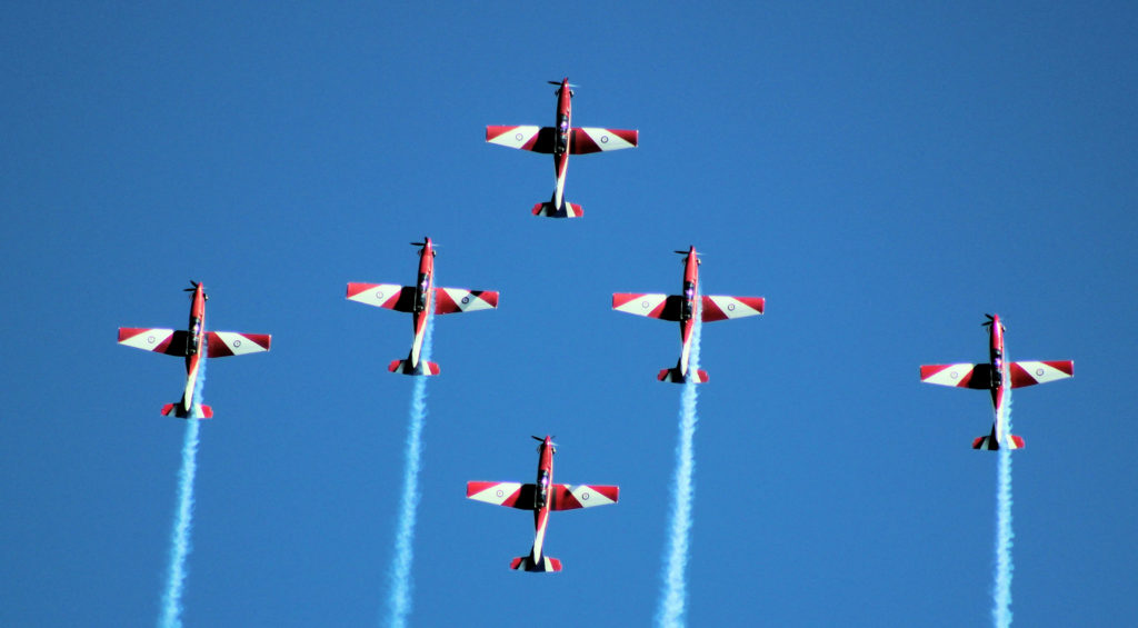 RAAF Roulettes at Wings Over Illawarra 2018