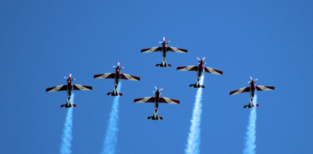 RAAF Roulettes at Wings Over Illawarra 2018