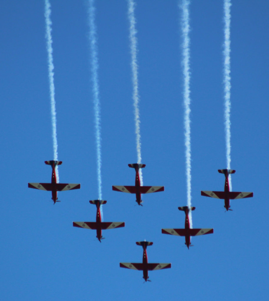 RAAF Roulettes at Wings Over Illawarra 2018