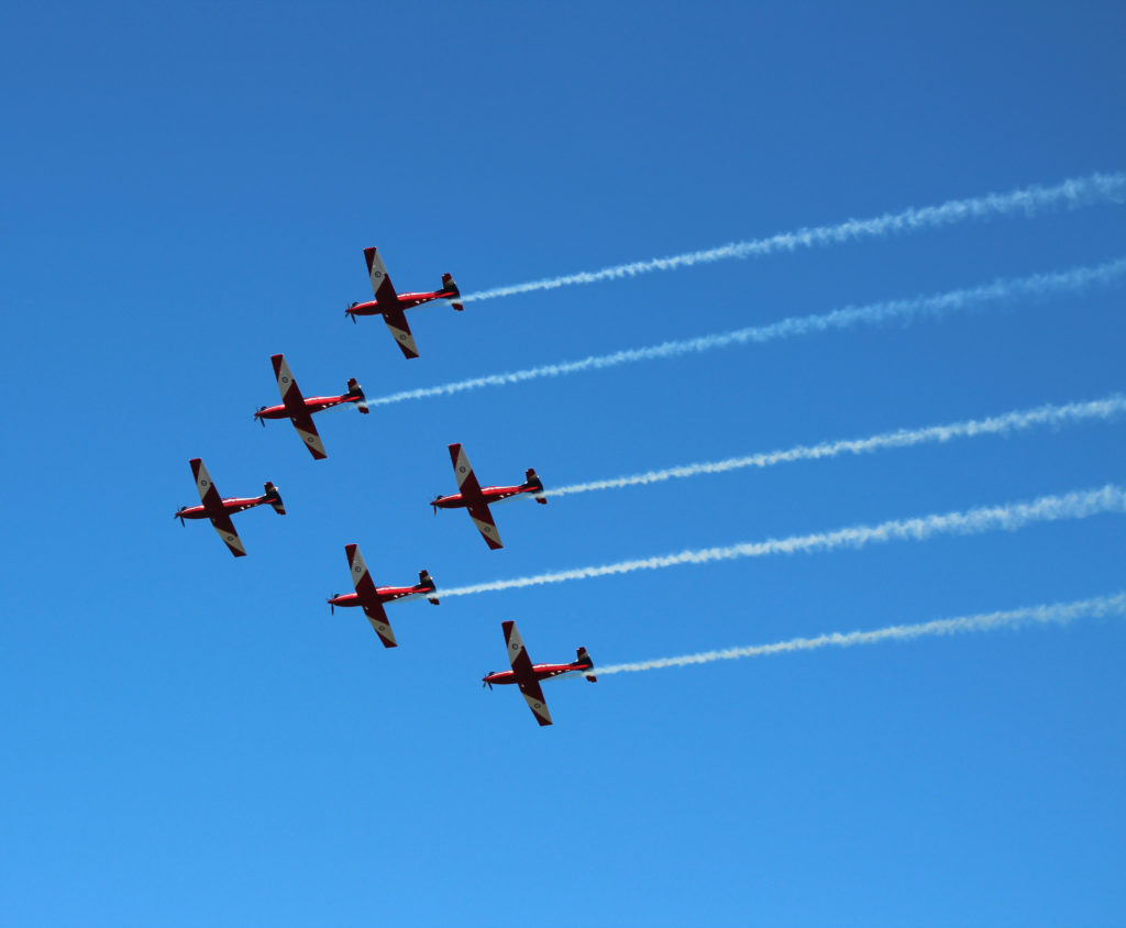 RAAF Roulettes at Wings Over Illawarra 2018