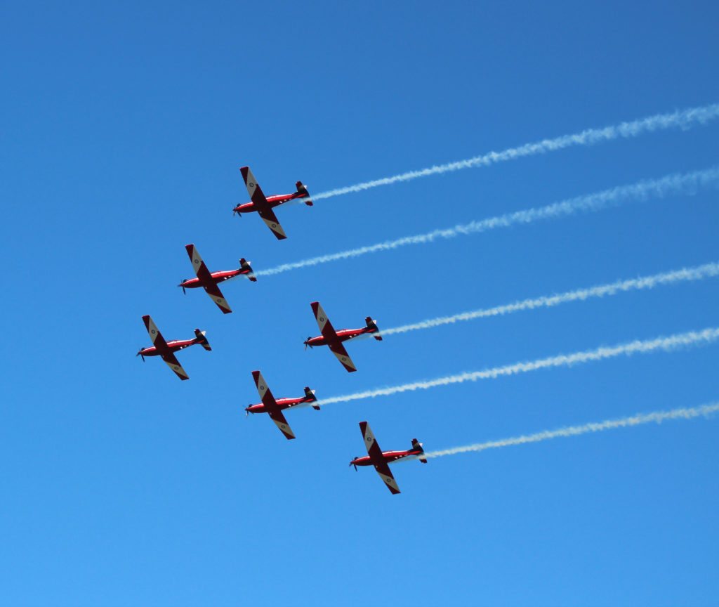 RAAF Roulettes at Wings Over Illawarra 2018