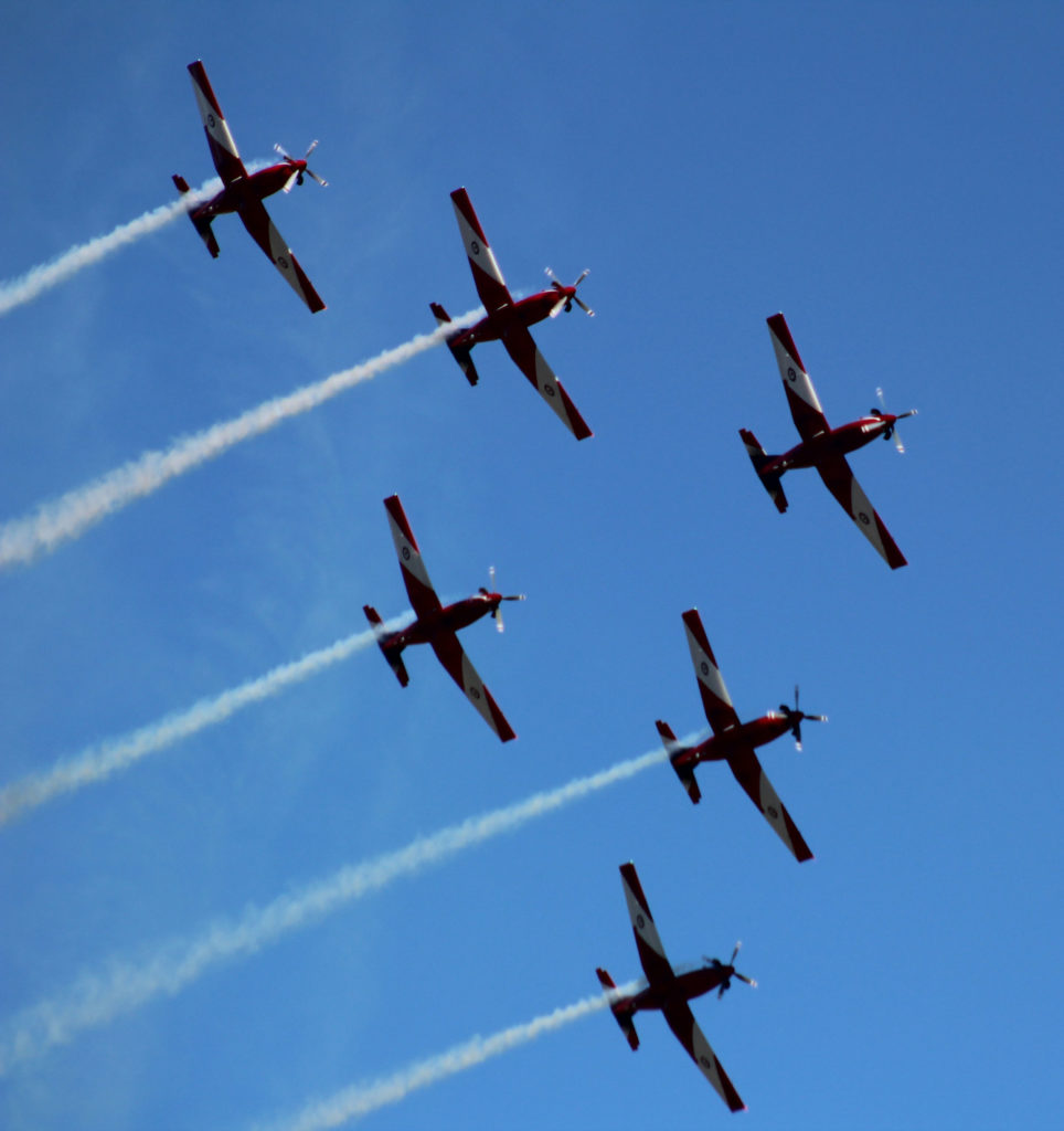 RAAF Roulettes at Wings Over Illawarra 2018