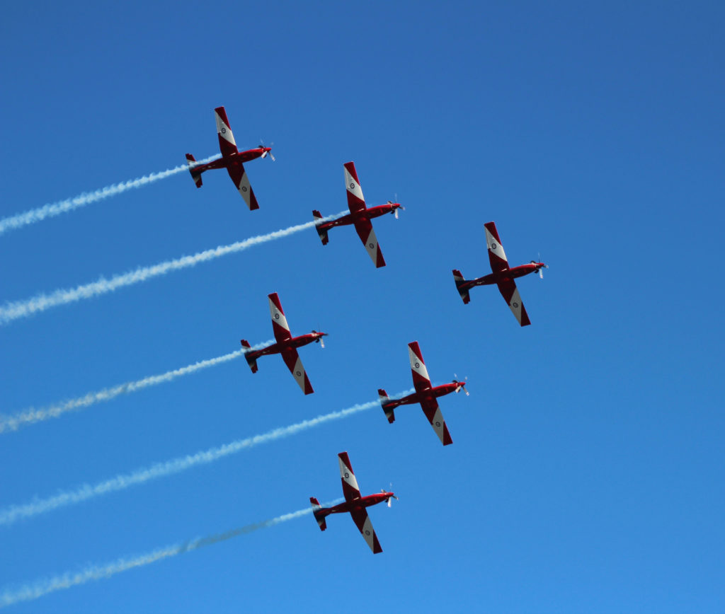 RAAF Roulettes at Wings Over Illawarra 2018