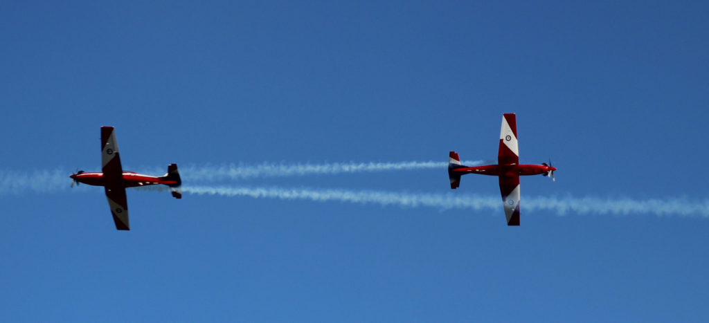 RAAF Roulettes at Wings Over Illawarra 2018