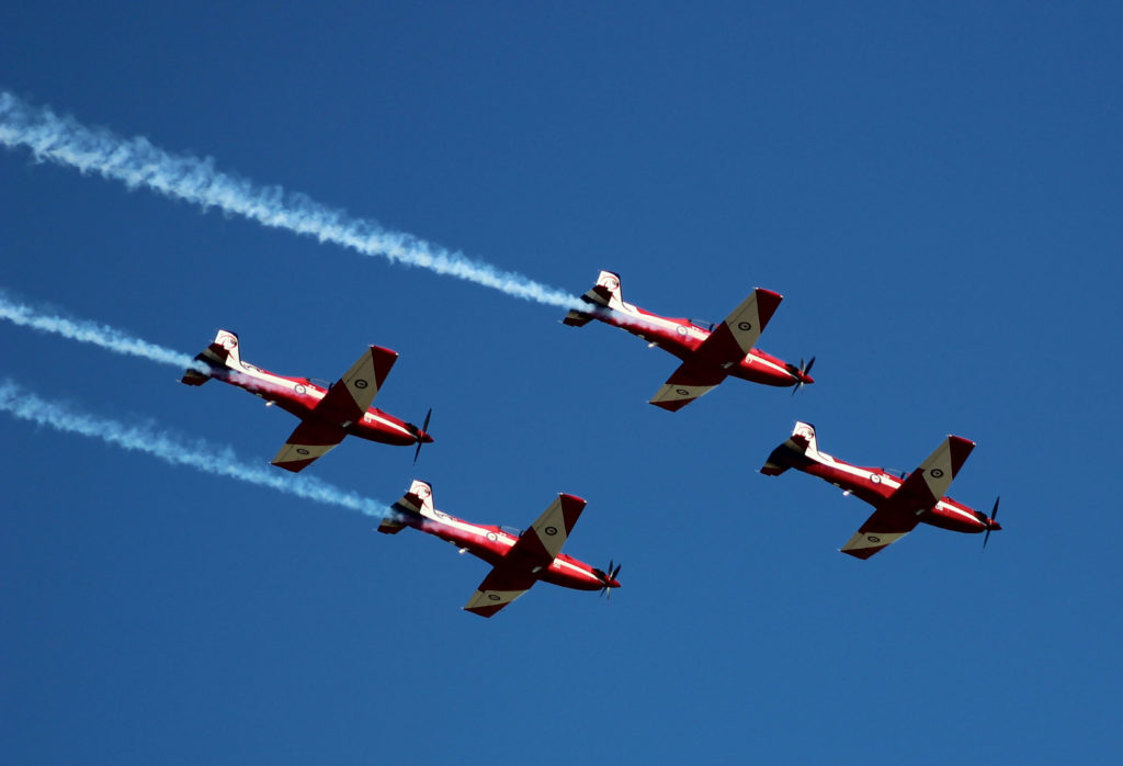 RAAF Roulettes at Wings Over Illawarra 2018