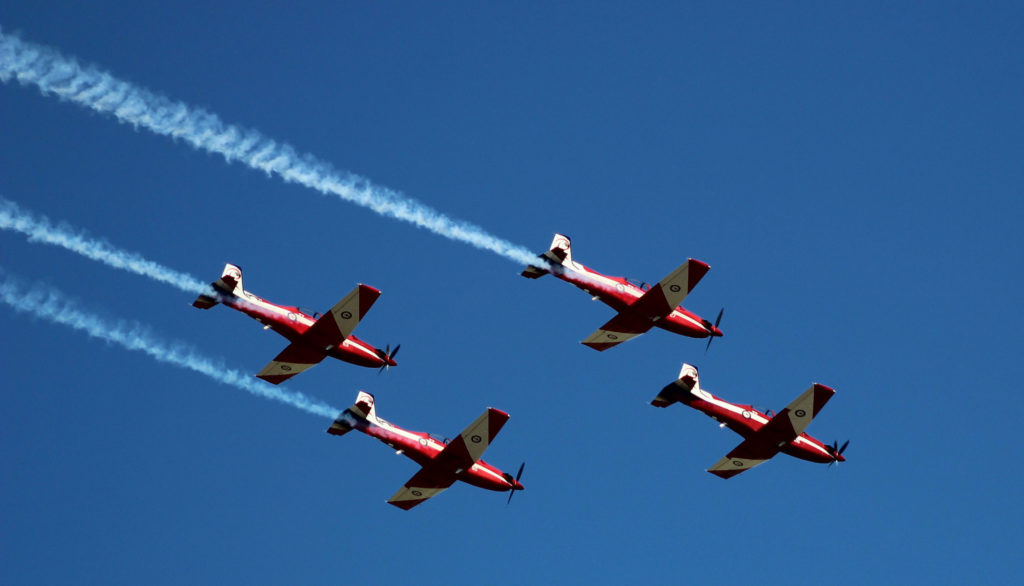 RAAF Roulettes at Wings Over Illawarra 2018