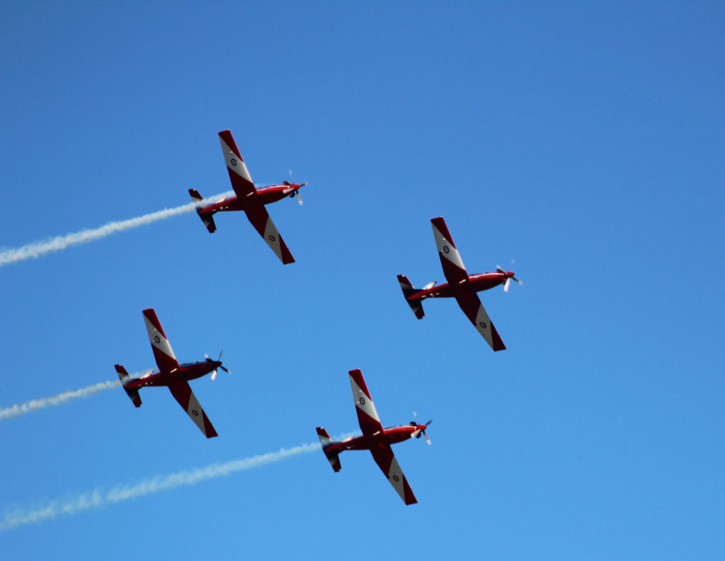 RAAF Roulettes at Wings Over Illawarra 2018