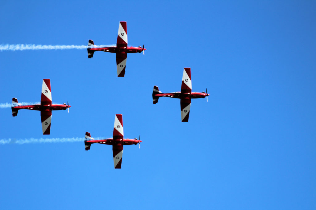 RAAF Roulettes at Wings Over Illawarra 2018