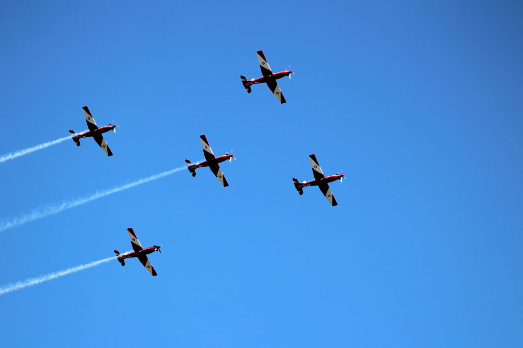 RAAF Roulettes at Wings Over Illawarra 2018