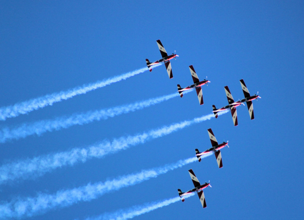 RAAF Roulettes at Wings Over Illawarra 2018