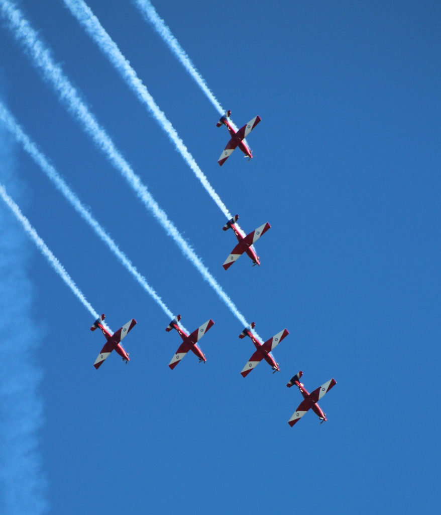 RAAF Roulettes at Wings Over Illawarra 2018