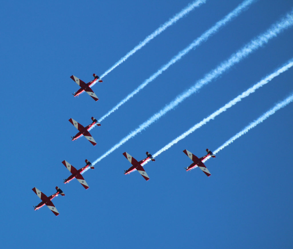 RAAF Roulettes at Wings Over Illawarra 2018