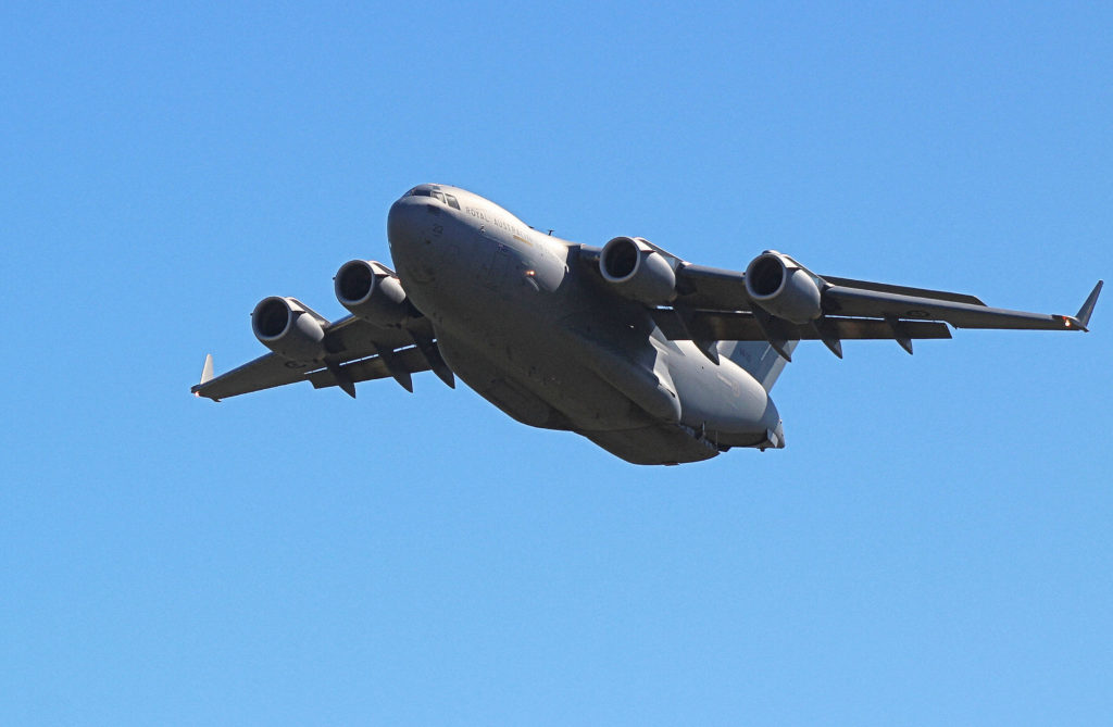 Boeing C-17A Globemaster III 36 SQN RAAF Wings Over Illawarra 2018 DestinationsJourney.com