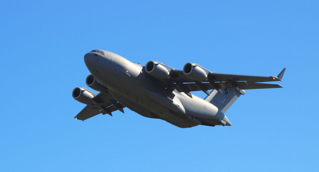 Boeing C-17A Globemaster III 36 SQN RAAF Wings Over Illawarra 2018 DestinationsJourney.com