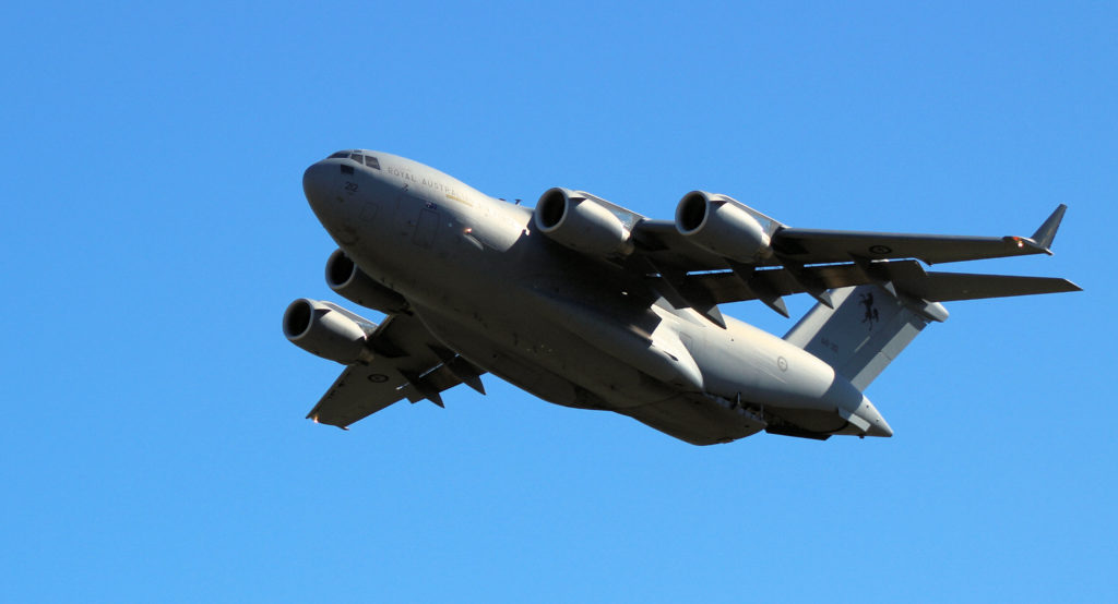 Boeing C-17A Globemaster III 36 SQN RAAF Wings Over Illawarra 2018 DestinationsJourney.com