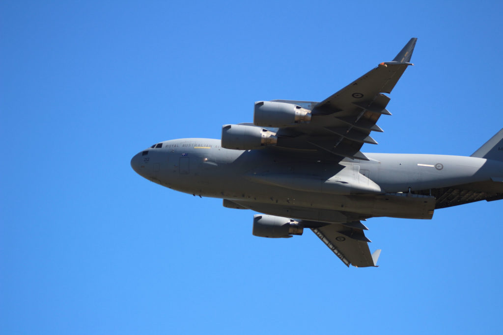 Boeing C-17A Globemaster III 36 SQN RAAF Wings Over Illawarra 2018 DestinationsJourney.com