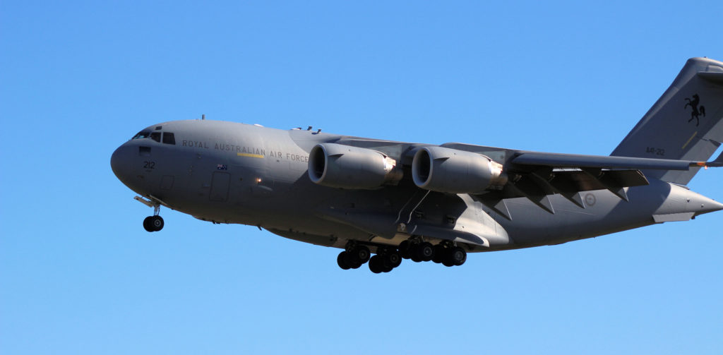 Boeing C-17A Globemaster III 36 SQN RAAF Wings Over Illawarra 2018 DestinationsJourney.com