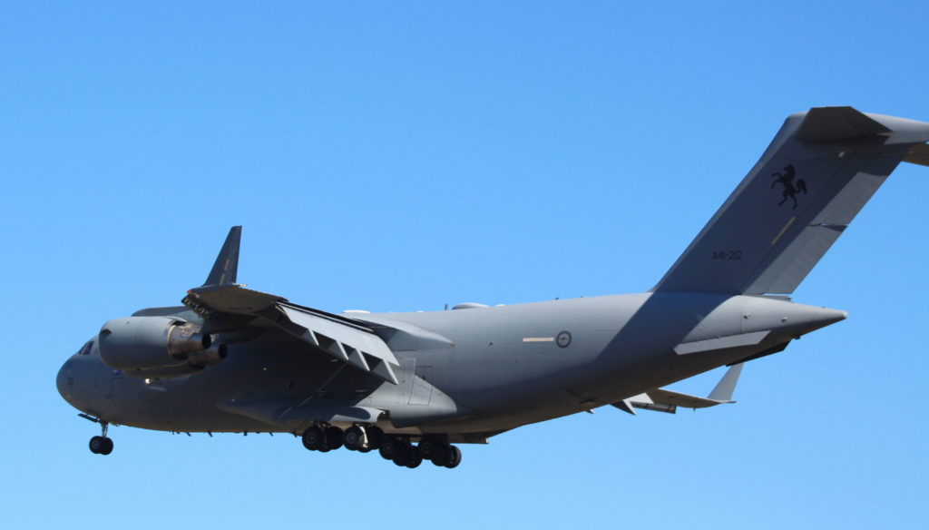 Boeing C-17A Globemaster III 36 SQN RAAF Wings Over Illawarra 2018 DestinationsJourney.com