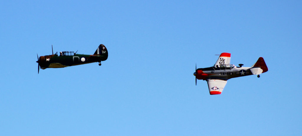 CAC CA-3 Wirraway and North American T-6 Harvard Wings Over Illawarra 2018 www.destinationsjourney.com