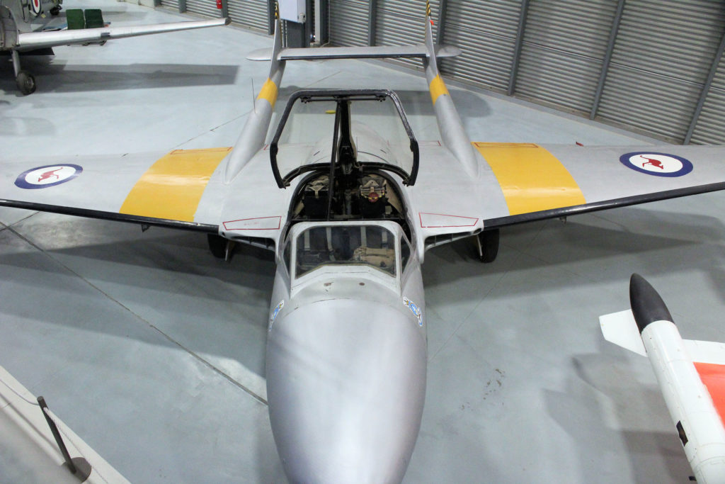 De Havilland Sea Vampire MK T.22 Fleet Air Arm Museum Nowra HMAS Albatross www.destinationsjourney.com